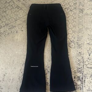 Obermeyer Midnight Black Snowboard flared Pants size 2 waterproof and think